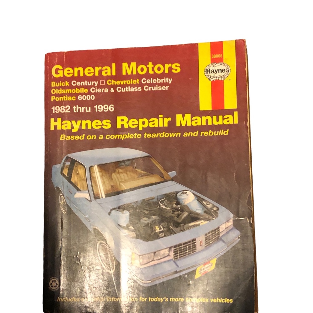 General Motors BUICK Century Haynes Repair Manual 1982-1996